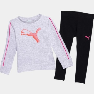 PUMA dres dziewczęcy - bluza i legginsy