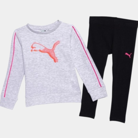 PUMA dres dziewczęcy - bluza i legginsy